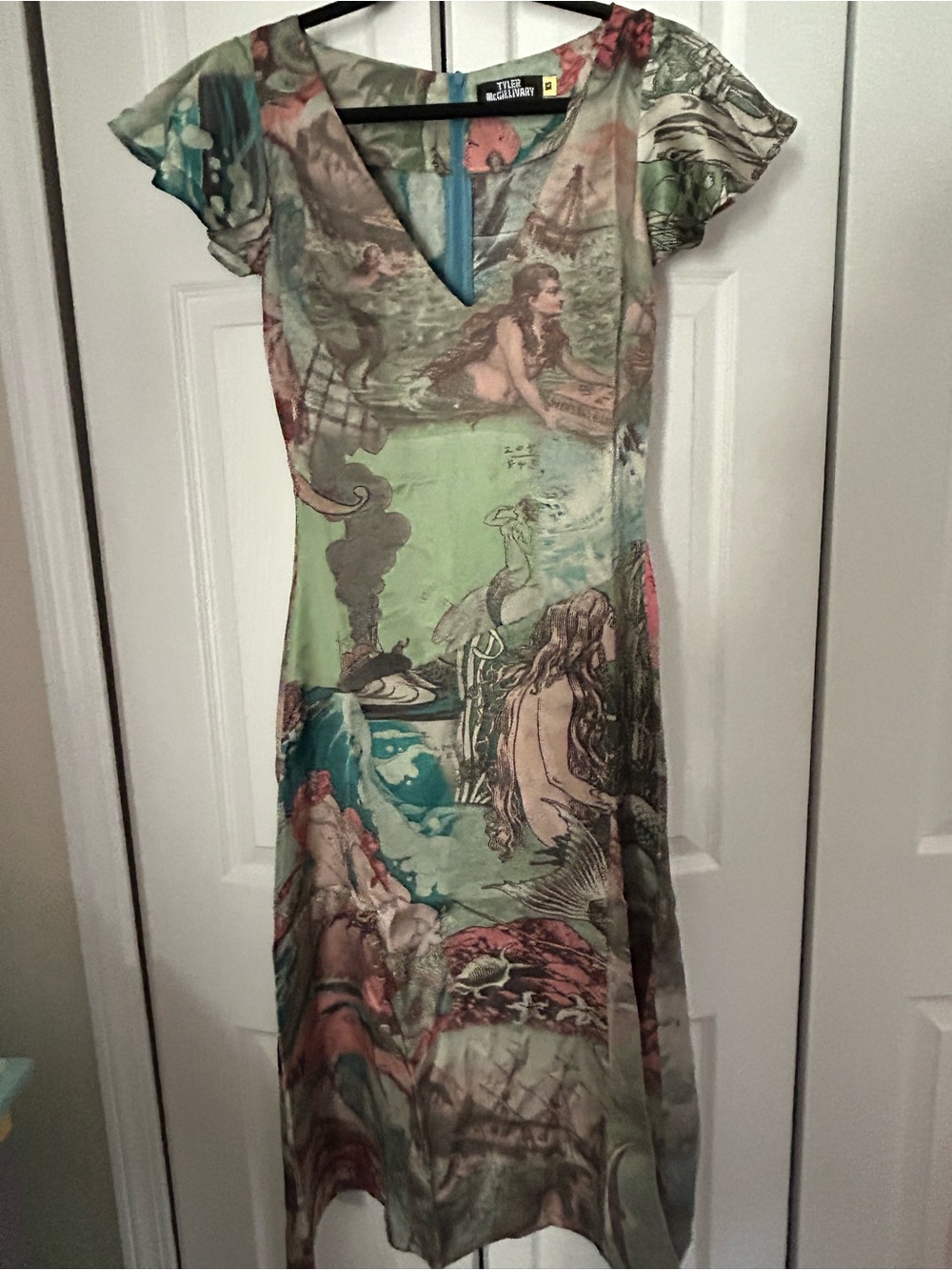 Tyler Mcgillivary Mermaid Print Dress